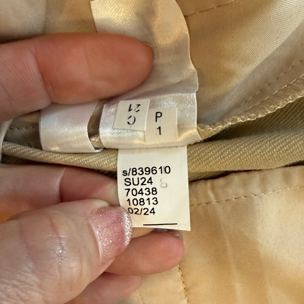 Ann Taylor Women's Tan linen slacks pants size 10 - Picture 7 of 10